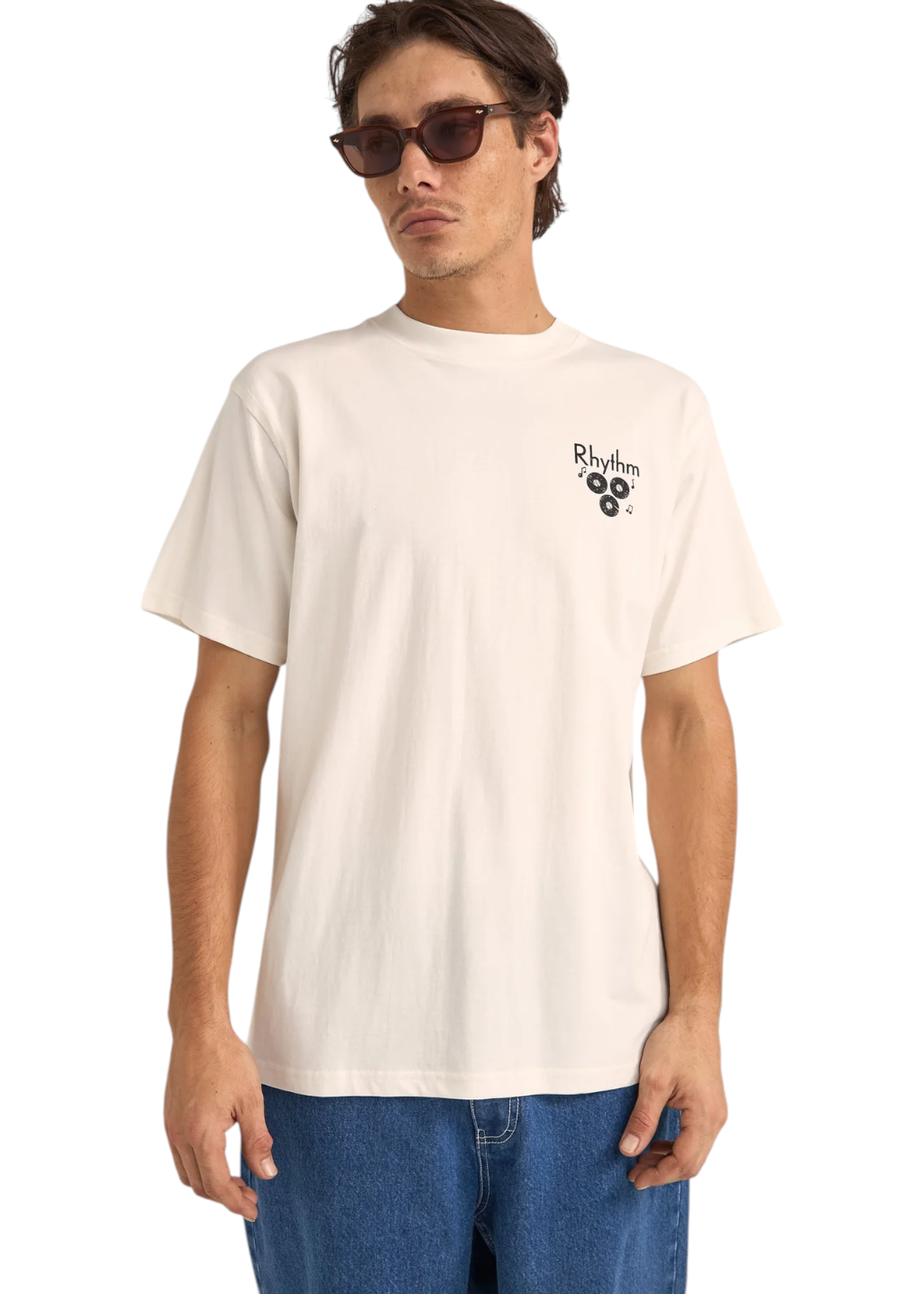 Rhythm - Radio Vintage S/S T-Shirt - Vintage White
