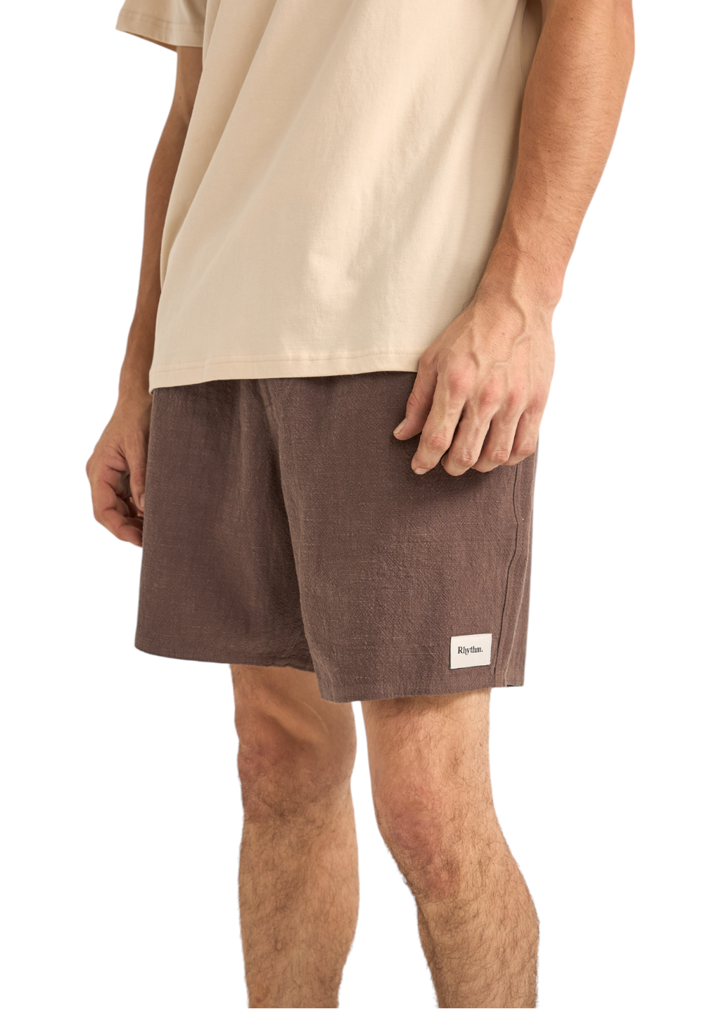 Rhythm - Textured Linen Jam - Silt