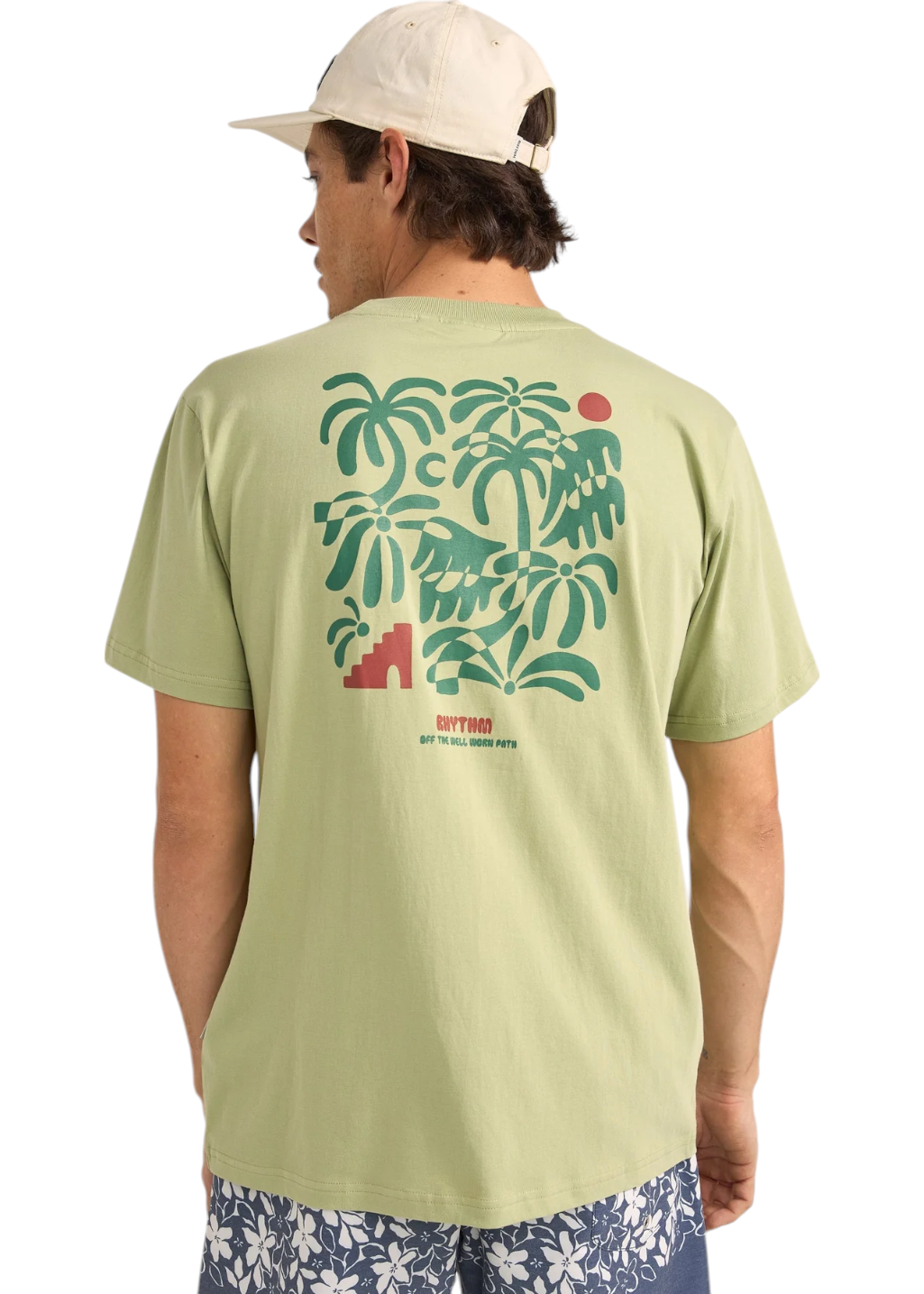 Rhythm - Trees S/S T-Shirt - Pistachio