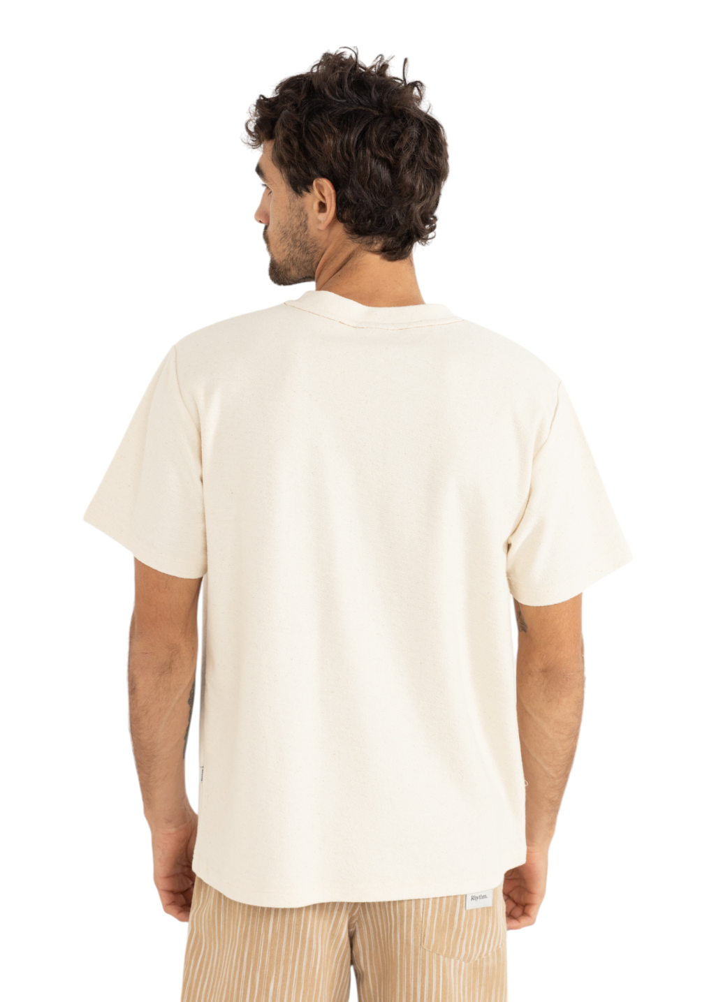 Rhythm - Vintage Terry S/S T-Shirt - Natural