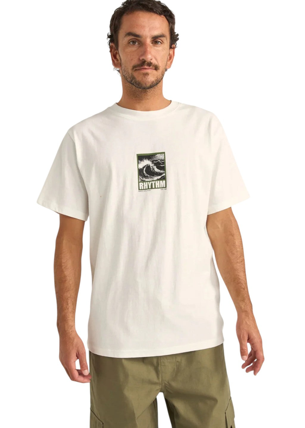 Rhythm - Wild Waves Vintage SS T-Shirt - Vintage White