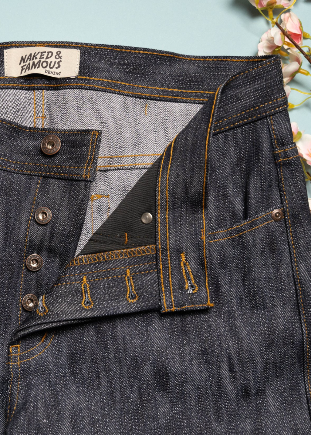 Naked & Famous Denim - Super Guy - Sakura Slub Selvedge