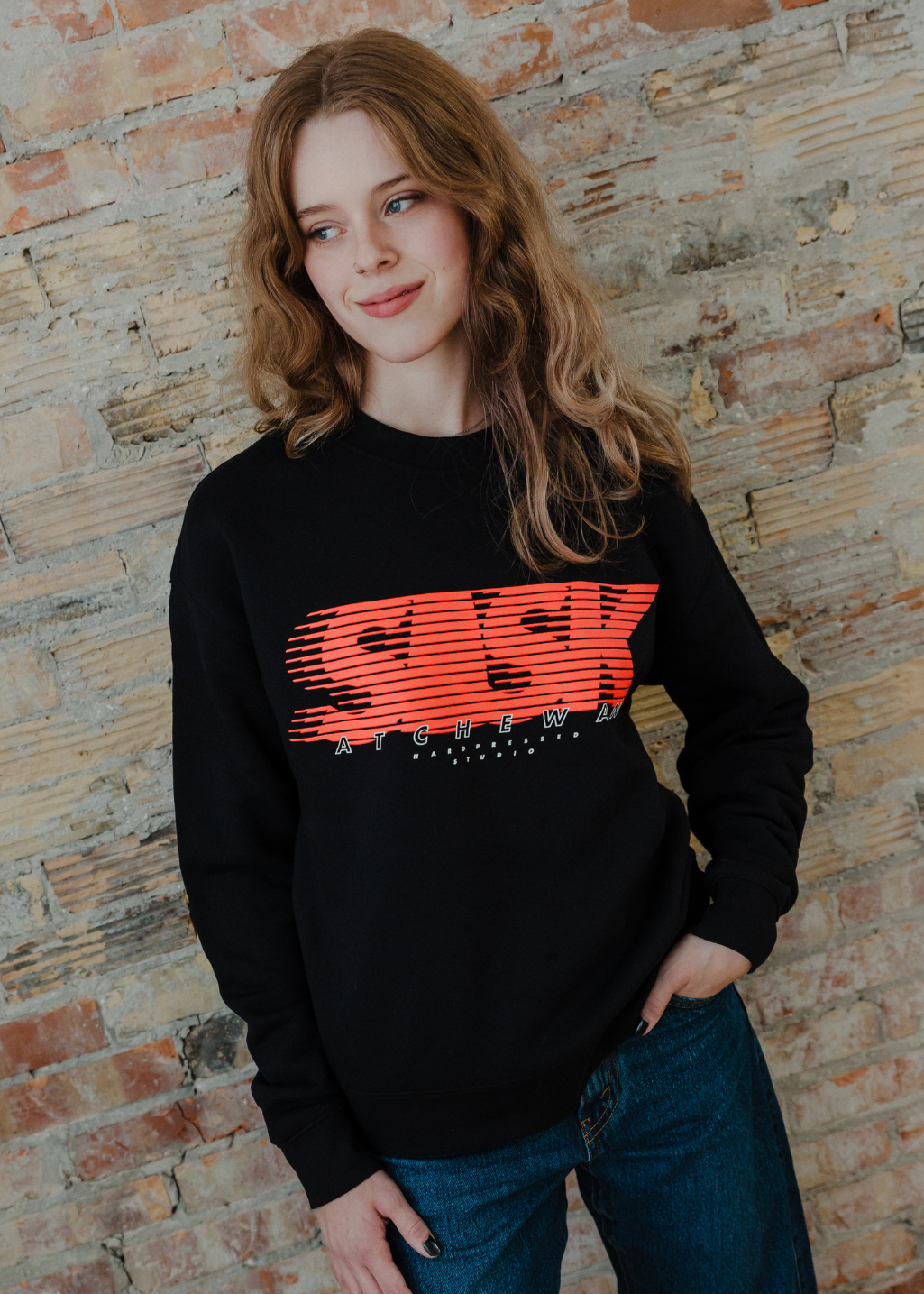 Sask Speedline Crewneck | Black | Unisex