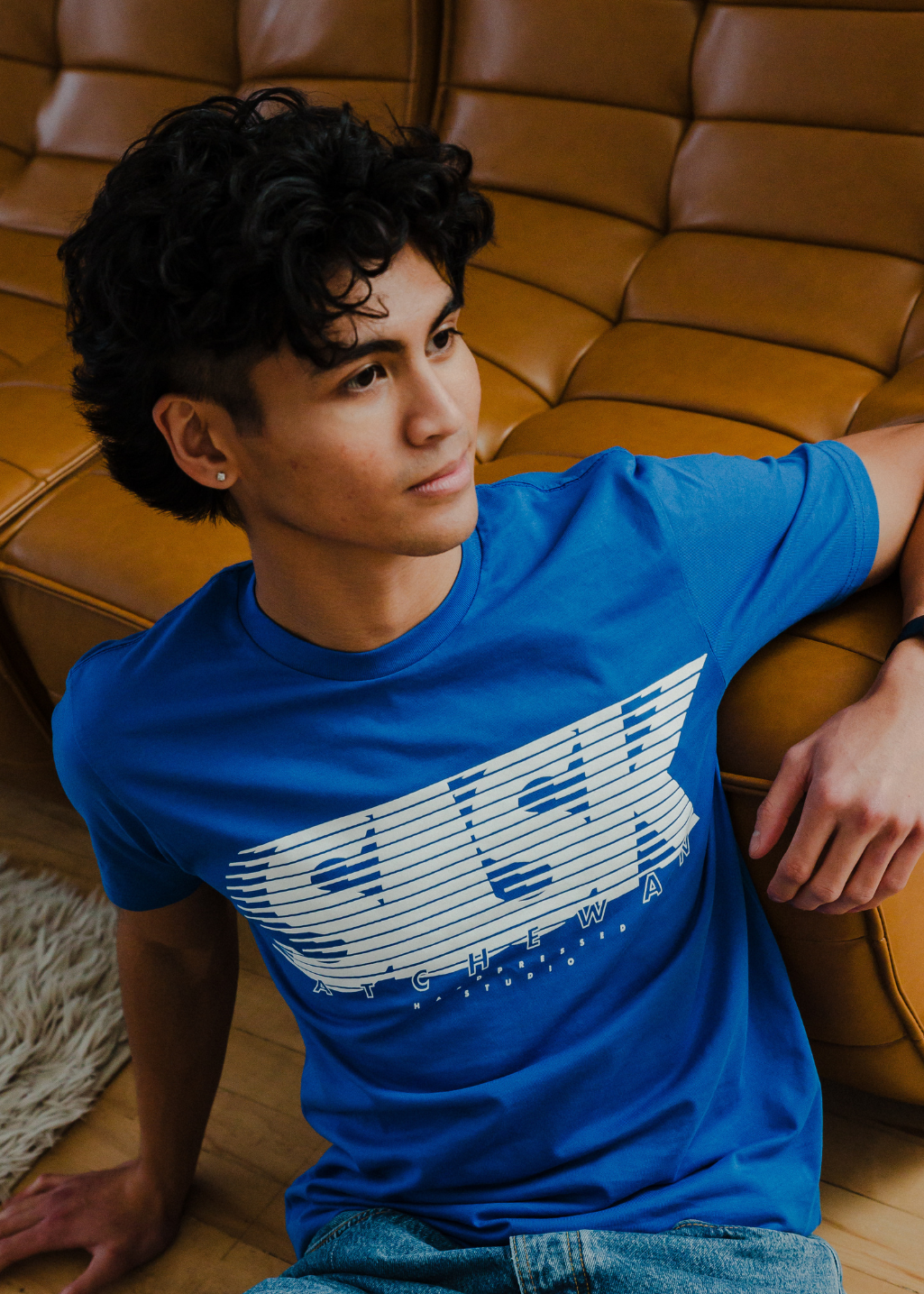 Sask Speedline Tee | Royal Blue | Unisex