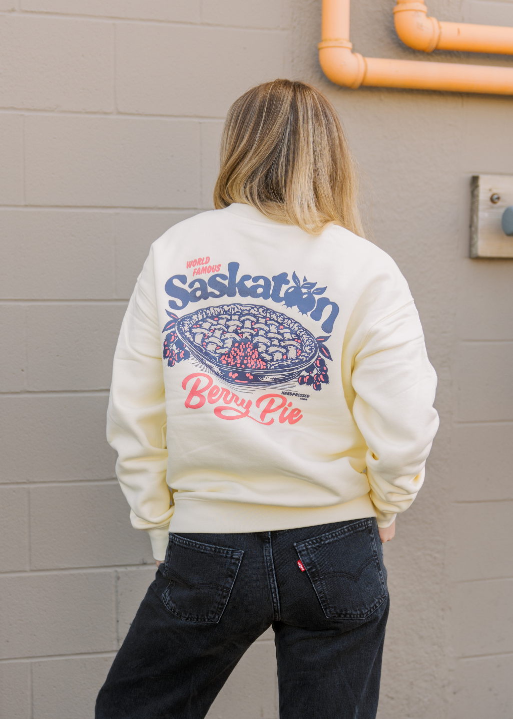 Saskatoon Berry Pie Crewneck | Butter | Unisex