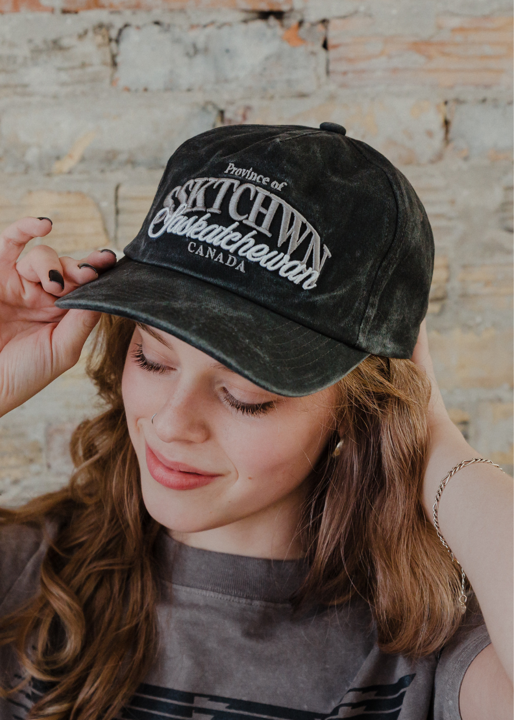 Say It Twice 5-panel Snapback | Vintage Black