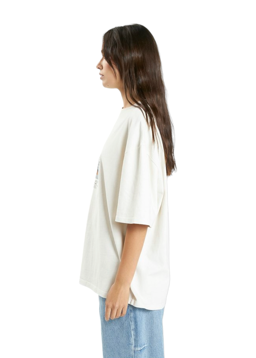 THRILLS - Reality Check Oversized Tee - Heritage White - Hardpressed Print Studio Inc.