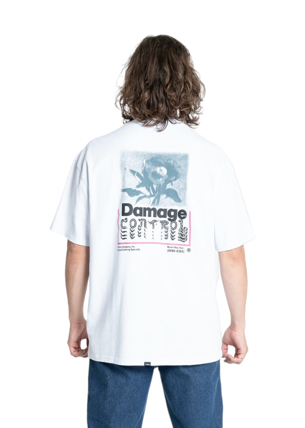 THRILLS - Controlled Damage Box Fit Oversize Tee - White - Hardpressed Print Studio Inc.