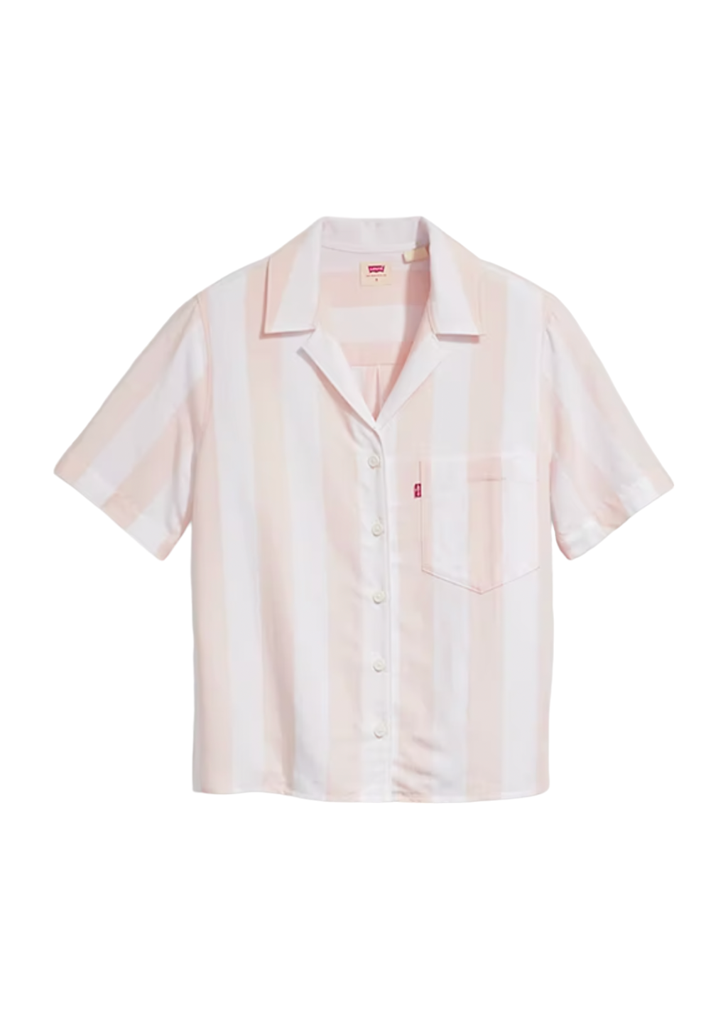 Levi's - Joyce S/S Restort Tee - Freya Stripe Pale Peach - Hardpressed Print Studio Inc.