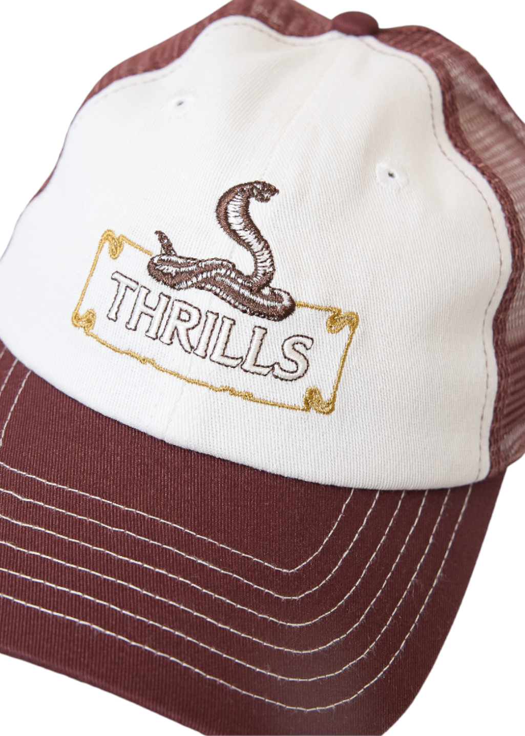 THRILLS - Above It All Trucker Cap - Postal Brown - Hardpressed Print Studio Inc.