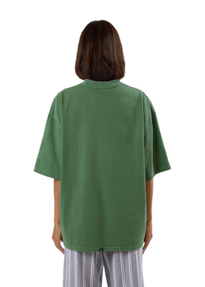 THRILLS - Hard Knock Oversized Tee - Elm Green - Hardpressed Print Studio Inc.