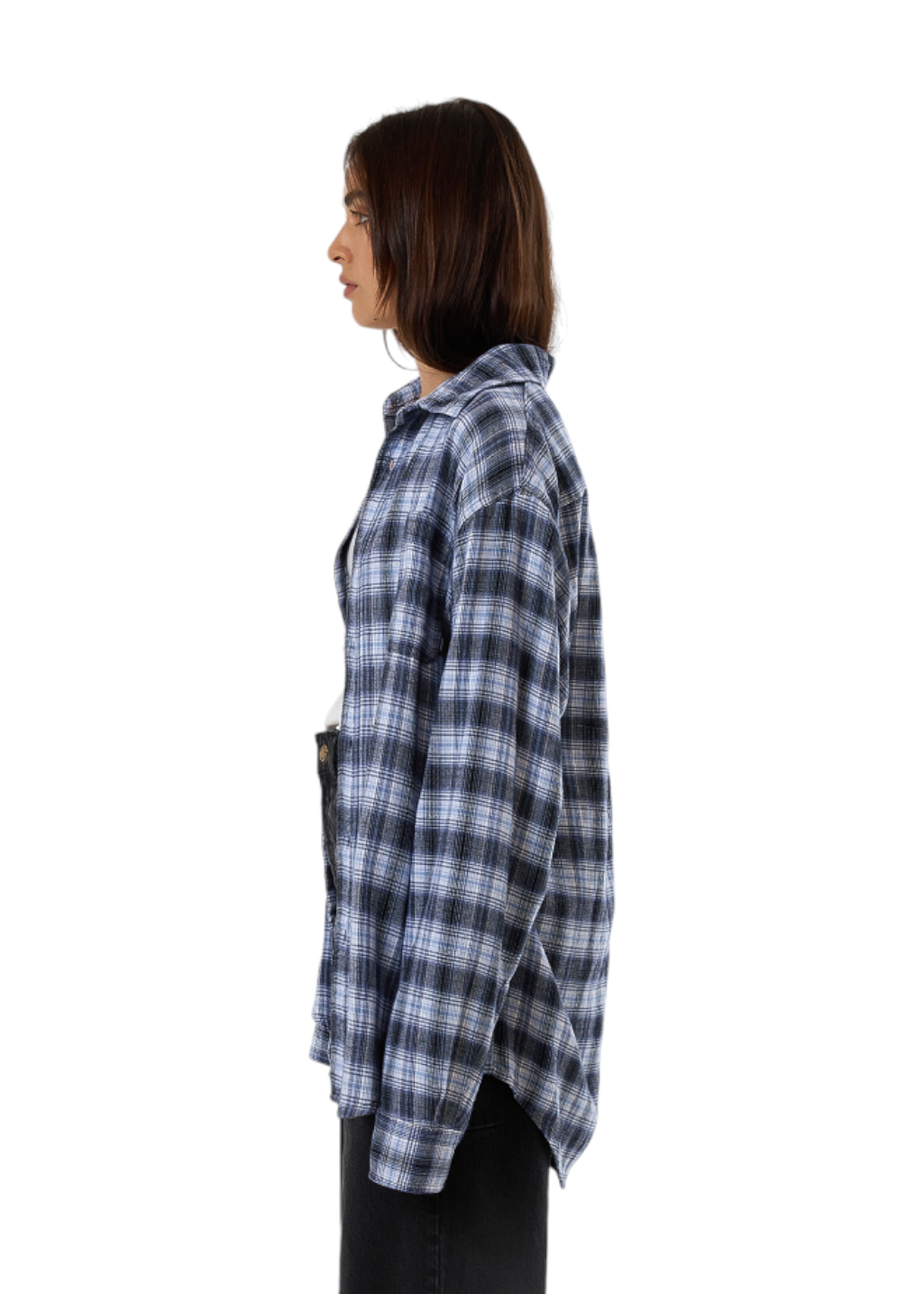 THRILLS - Friendly Service Flannel Shirt - Iceberg - Hardpressed Print Studio Inc.