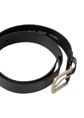 THRILLS - Leather Belt - Black - Hardpressed Print Studio Inc.