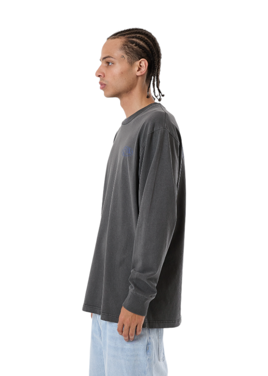 THRILLS - Shadow Oversize Fit Long Sleeve Tee - Merch Black - Hardpressed Print Studio Inc.