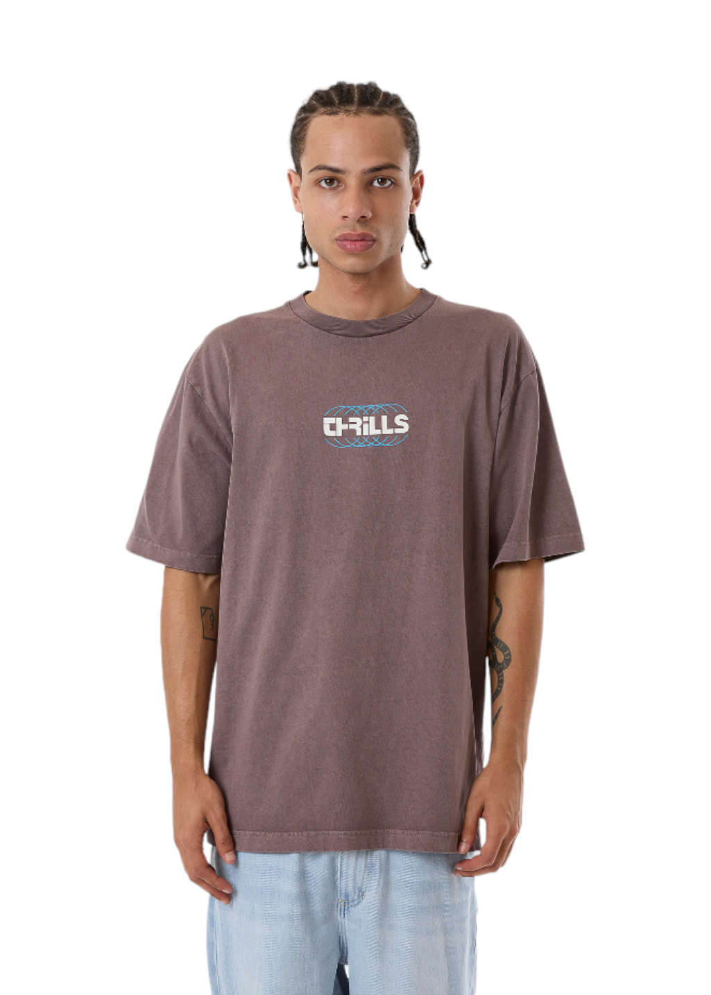 THRILLS - Evolution Oversize Fit Tee - Sparrow - Hardpressed Print Studio Inc.