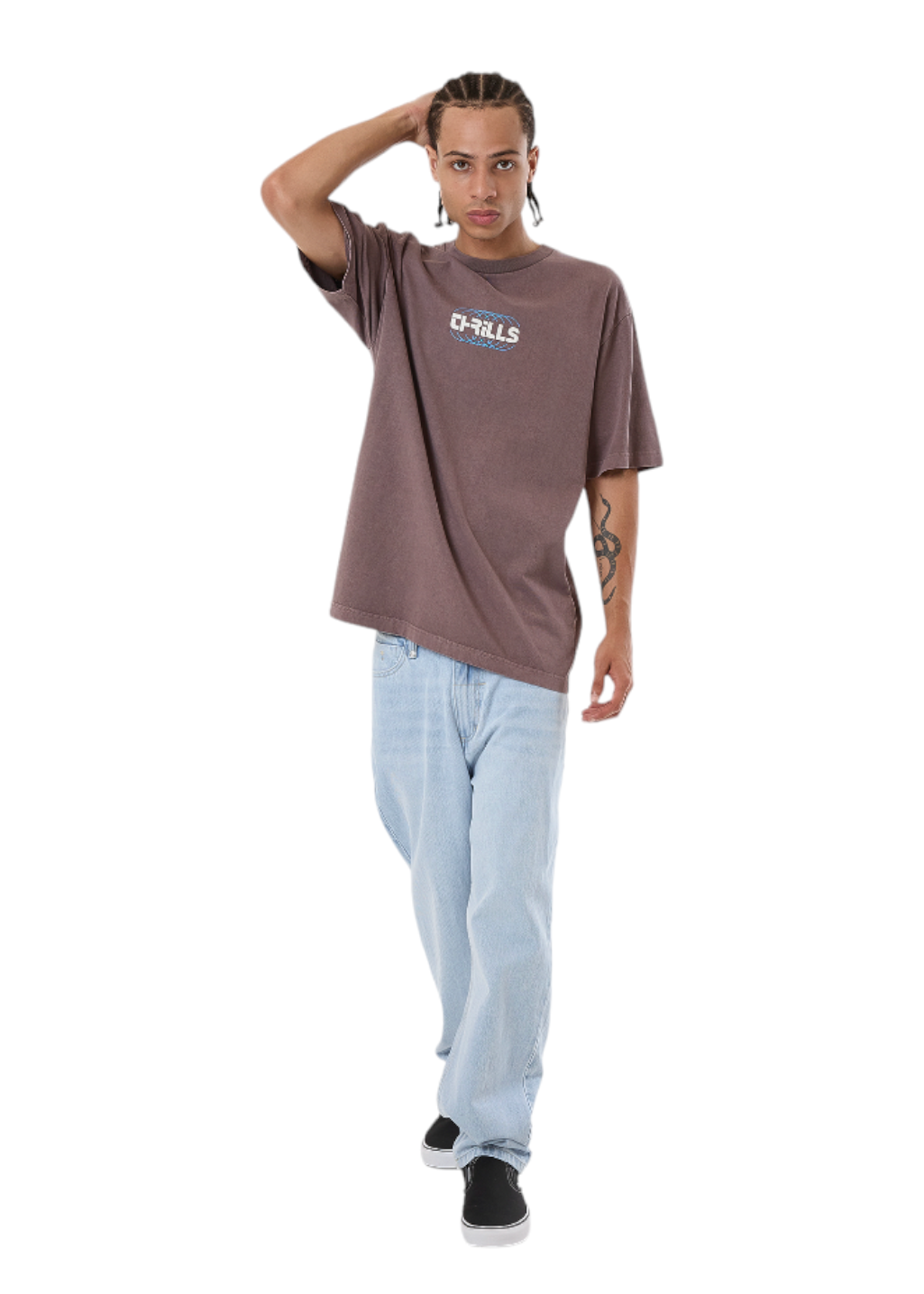 THRILLS - Evolution Oversize Fit Tee - Sparrow - Hardpressed Print Studio Inc.