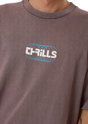 THRILLS - Evolution Oversize Fit Tee - Sparrow - Hardpressed Print Studio Inc.