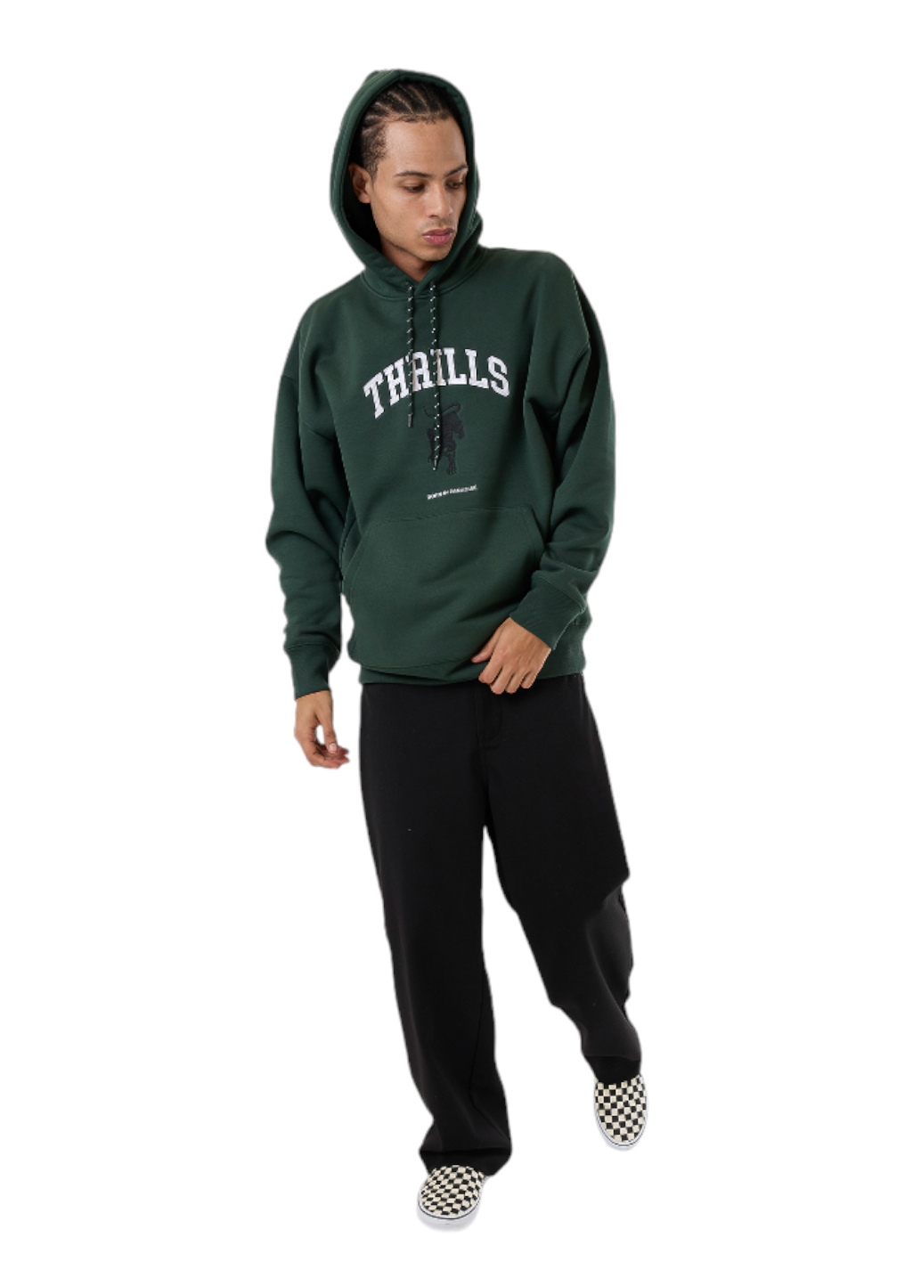 THRILLS - Hard Knock Slouch Pull On Hood - Sycamore - Hardpressed Print Studio Inc.