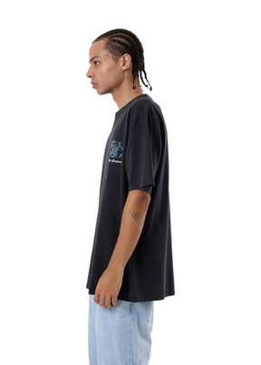 THRILLS - Heat Oversize Fit Tee - Washed Black - Hardpressed Print Studio Inc.