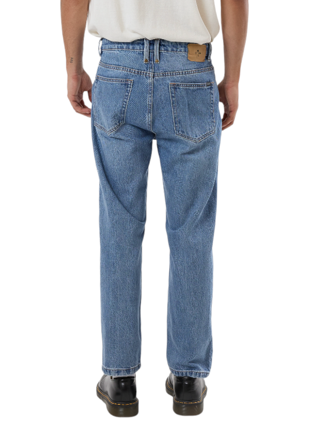 THRILLS - Chopped Denim Jean - Dark Dust Blue - Hardpressed Print Studio Inc.