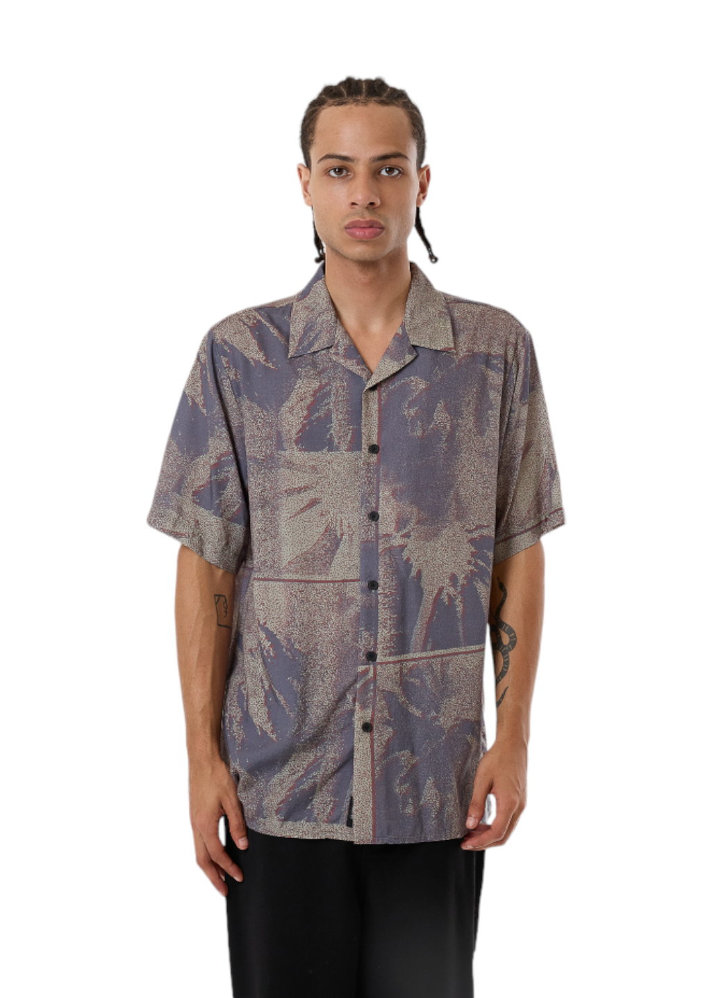 THRILLS - Everything In Formation Bowling Shirt - Sand - Hardpressed Print Studio Inc.