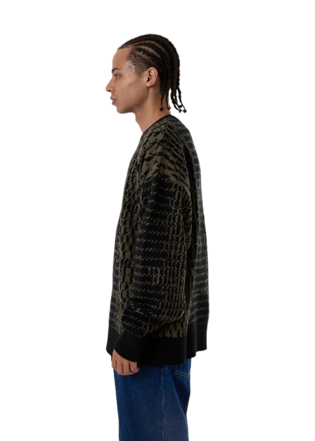 THRILLS - Kitsch Crew Knit - Tarmac - Hardpressed Print Studio Inc.