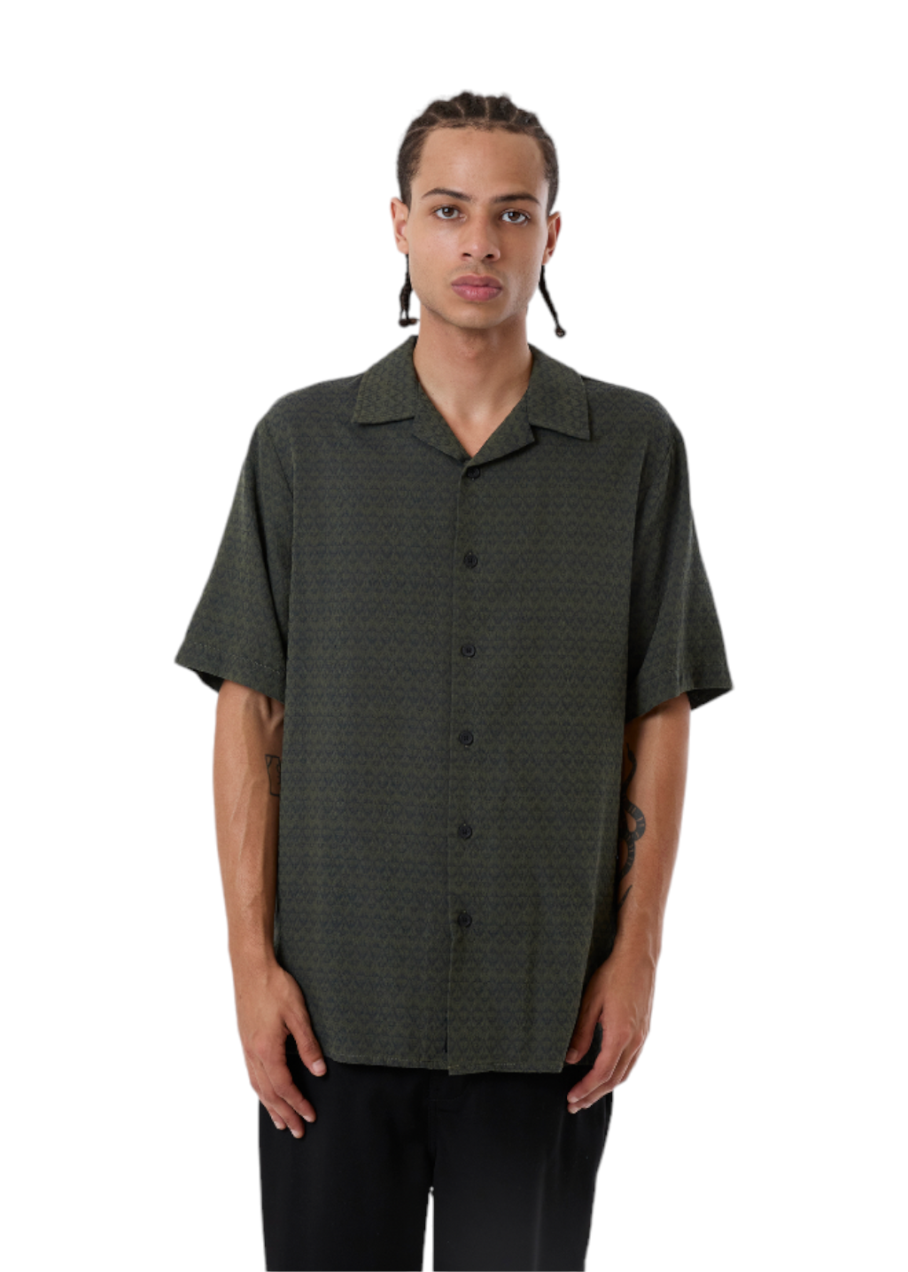 THRILLS - Airborne Bowling Shirt - Grape Leaf - Hardpressed Print Studio Inc.