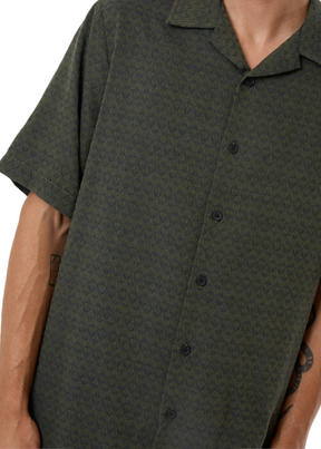 THRILLS - Airborne Bowling Shirt - Grape Leaf - Hardpressed Print Studio Inc.