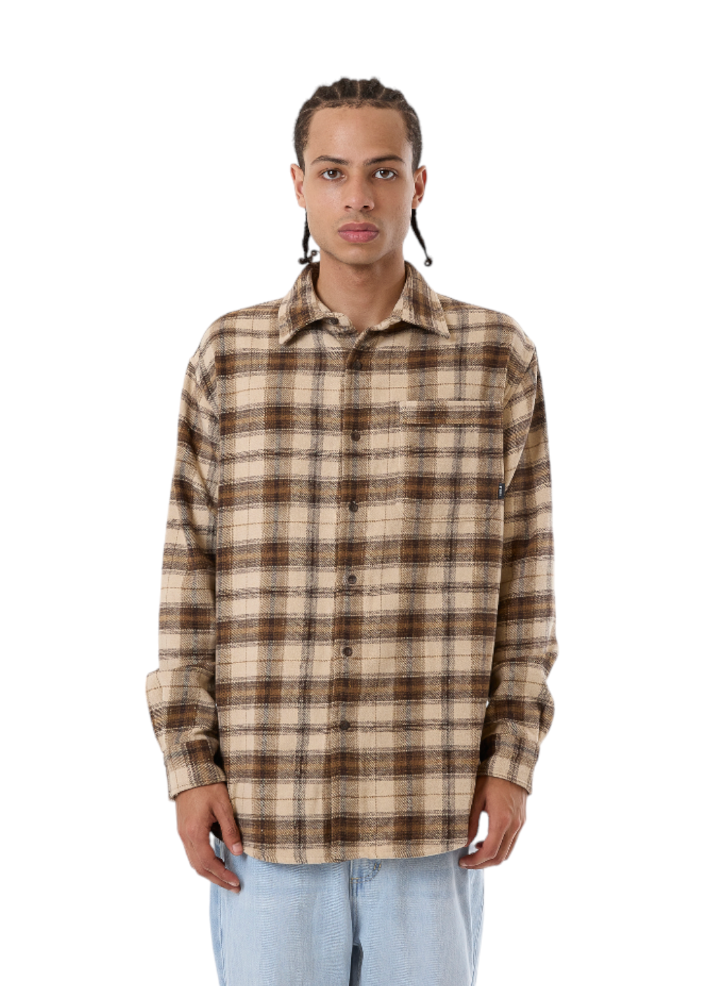 THRILLS - Barrio Flannel Shirt - Wren - Hardpressed Print Studio Inc.