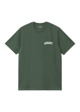 Carhartt WIP - S/S University Script T-Shirt - Sycamore Tee/White - Hardpressed Print Studio Inc.