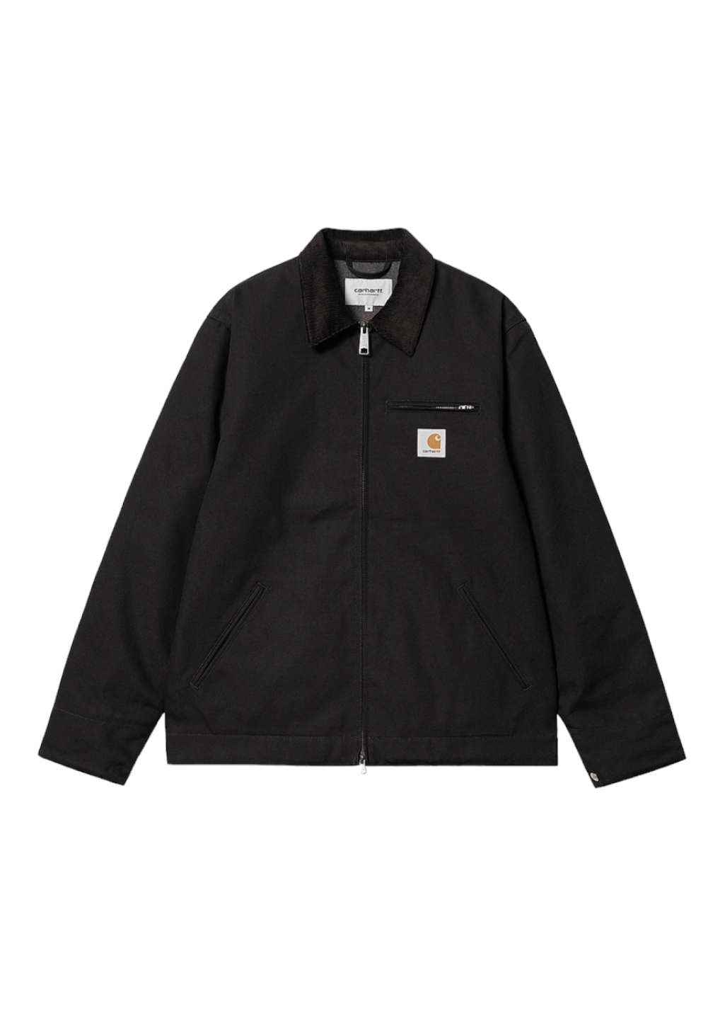 Carhartt WIP - Detroit Jacket (Winter) - Black/Black Rigid - Hardpressed Print Studio Inc.