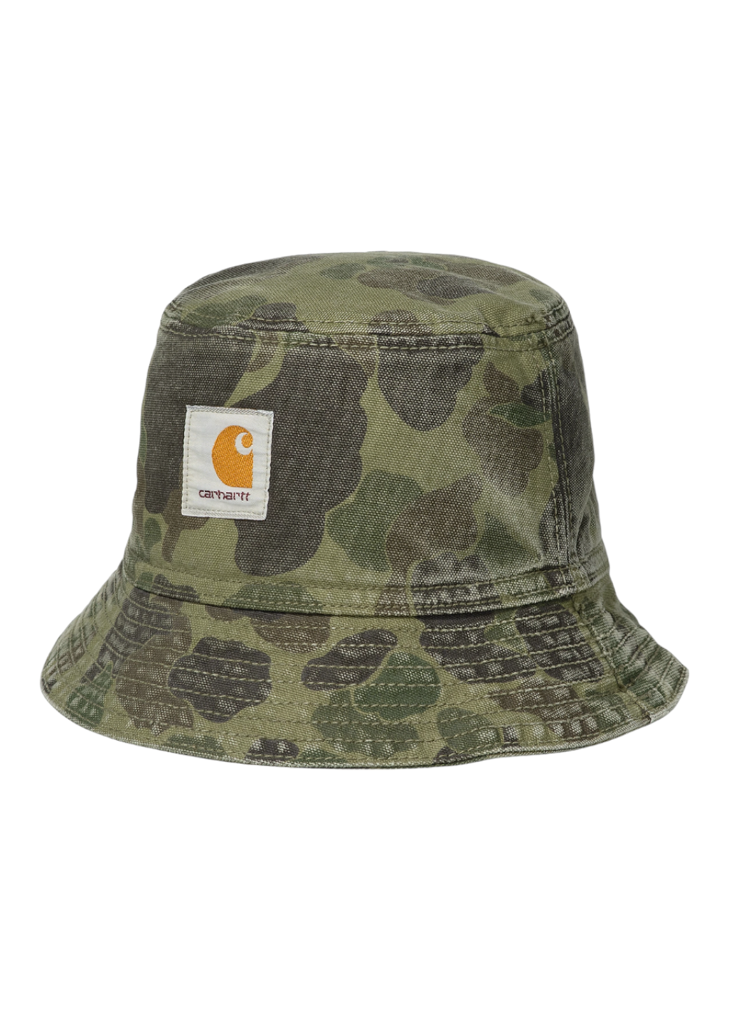 Carhartt WIP - Duck Bucket Hat - Camo Duck Office Green - Hardpressed Print Studio Inc.