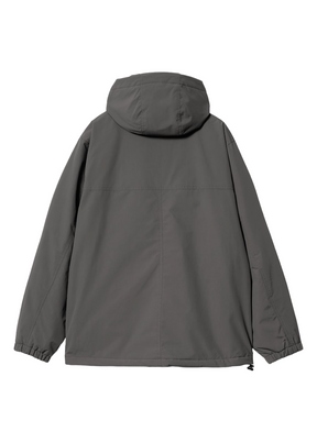 Carhartt WIP - Windbreaker Pullover (Winter) - Graphite/White - Hardpressed Print Studio Inc.