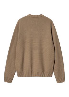 Carhartt WIP - Chane Sweater - Leather/Gold - Hardpressed Print Studio Inc.