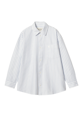 Carhartt WIP - W' L/S Dowlen Shirt - White/White - Hardpressed Print Studio Inc.