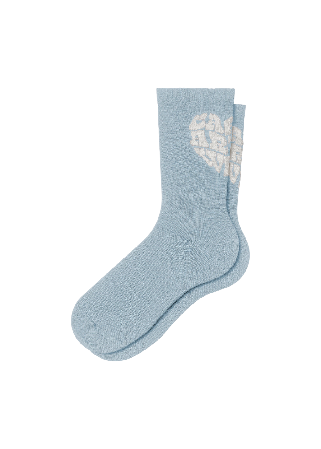 Carhartt WIP - Harttbreaker Socks - Frosted Blue/Wax - Hardpressed Print Studio Inc.