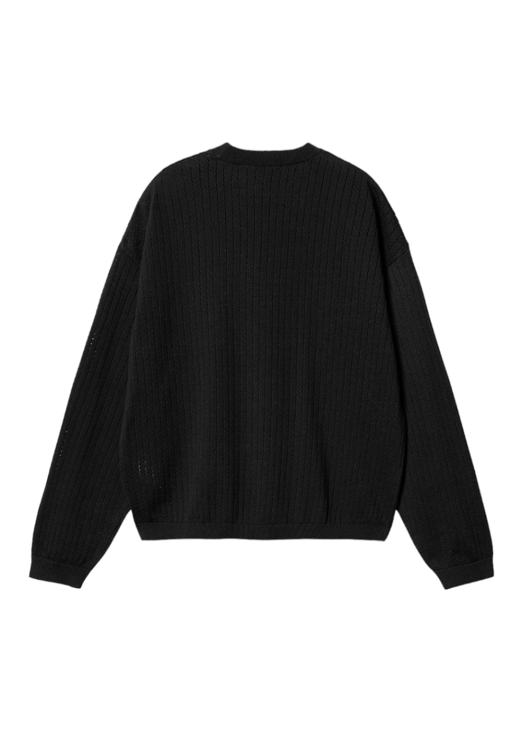 Black ribbed sweater hotsell