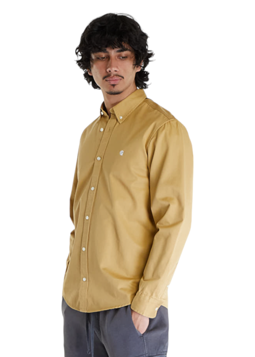 Carhartt WIP - L/S Madison Shirt - Bourbon/White - Hardpressed Print Studio Inc.