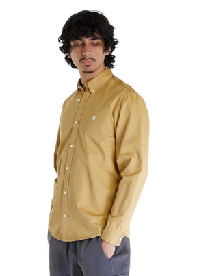 Carhartt WIP - L/S Madison Shirt - Bourbon/White - Hardpressed Print Studio Inc.