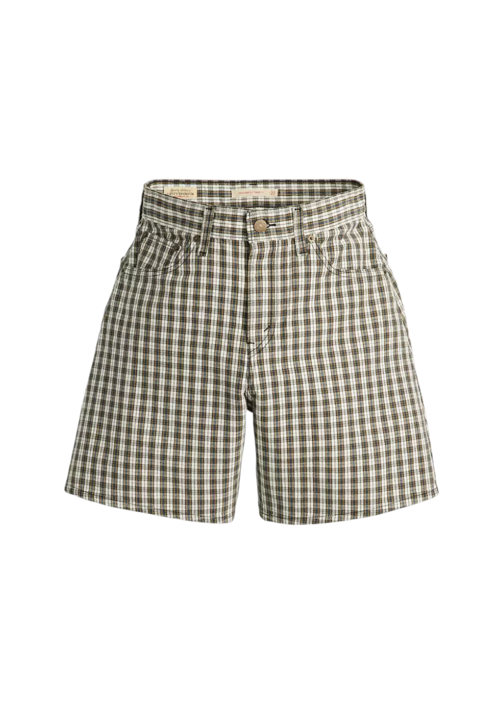 Levi's - High Baggy Short - Milo Plaid Short