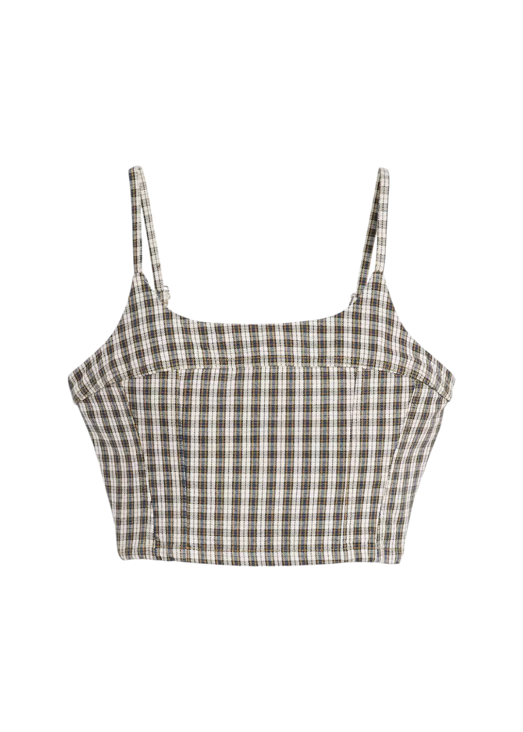 Levi's - Jadine Denim Cami Tank - Milo Mini Plaid Egret