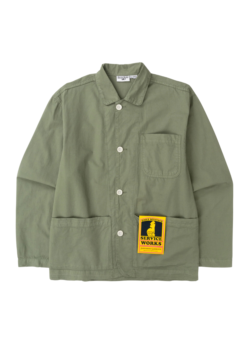 Service Works - Tech Twill Easy Chef Shirt - Olive