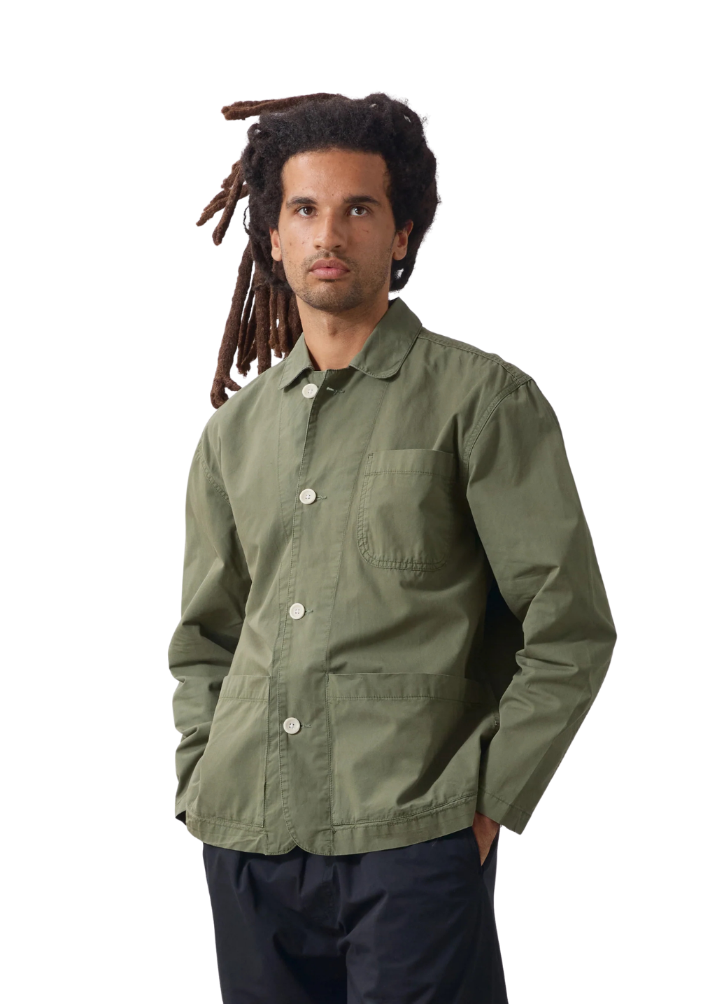 Service Works - Tech Twill Easy Chef Shirt - Olive