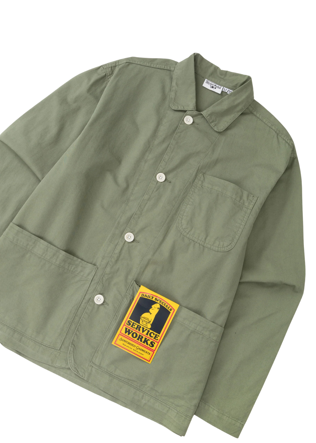 Service Works - Tech Twill Easy Chef Shirt - Olive