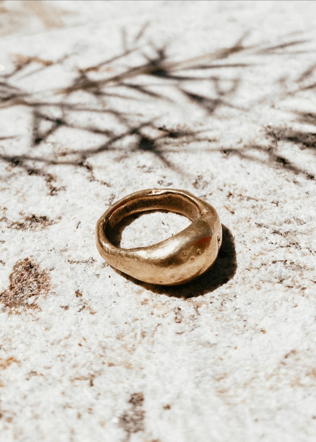 SONNY - Horizon Ring - Brass - Hardpressed Print Studio Inc.