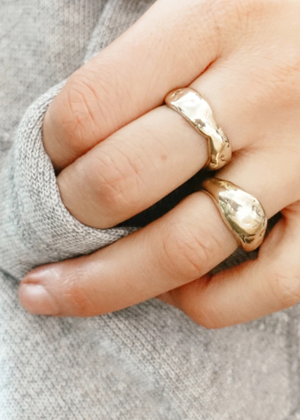 SONNY - Horizon Ring - Brass - Hardpressed Print Studio Inc.