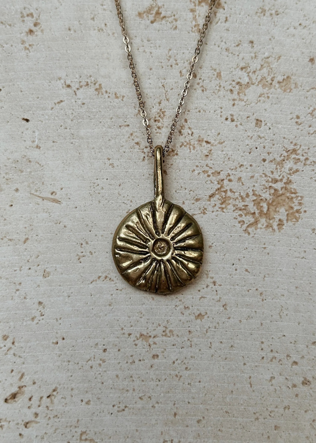 SONNY - Landis Necklace - Brass - Hardpressed Print Studio Inc.