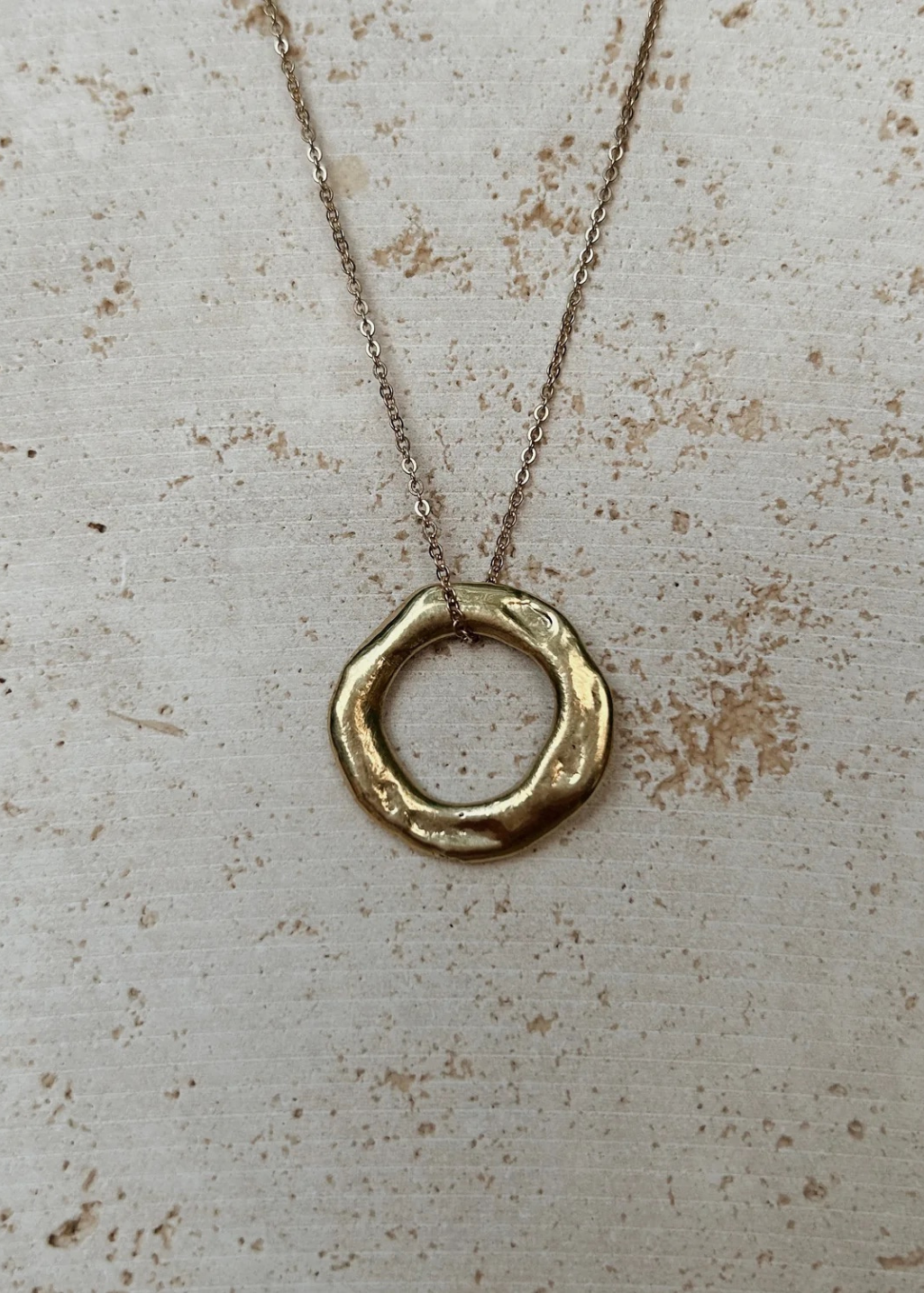 SONNY - Loomis Necklace - Brass - Hardpressed Print Studio Inc.