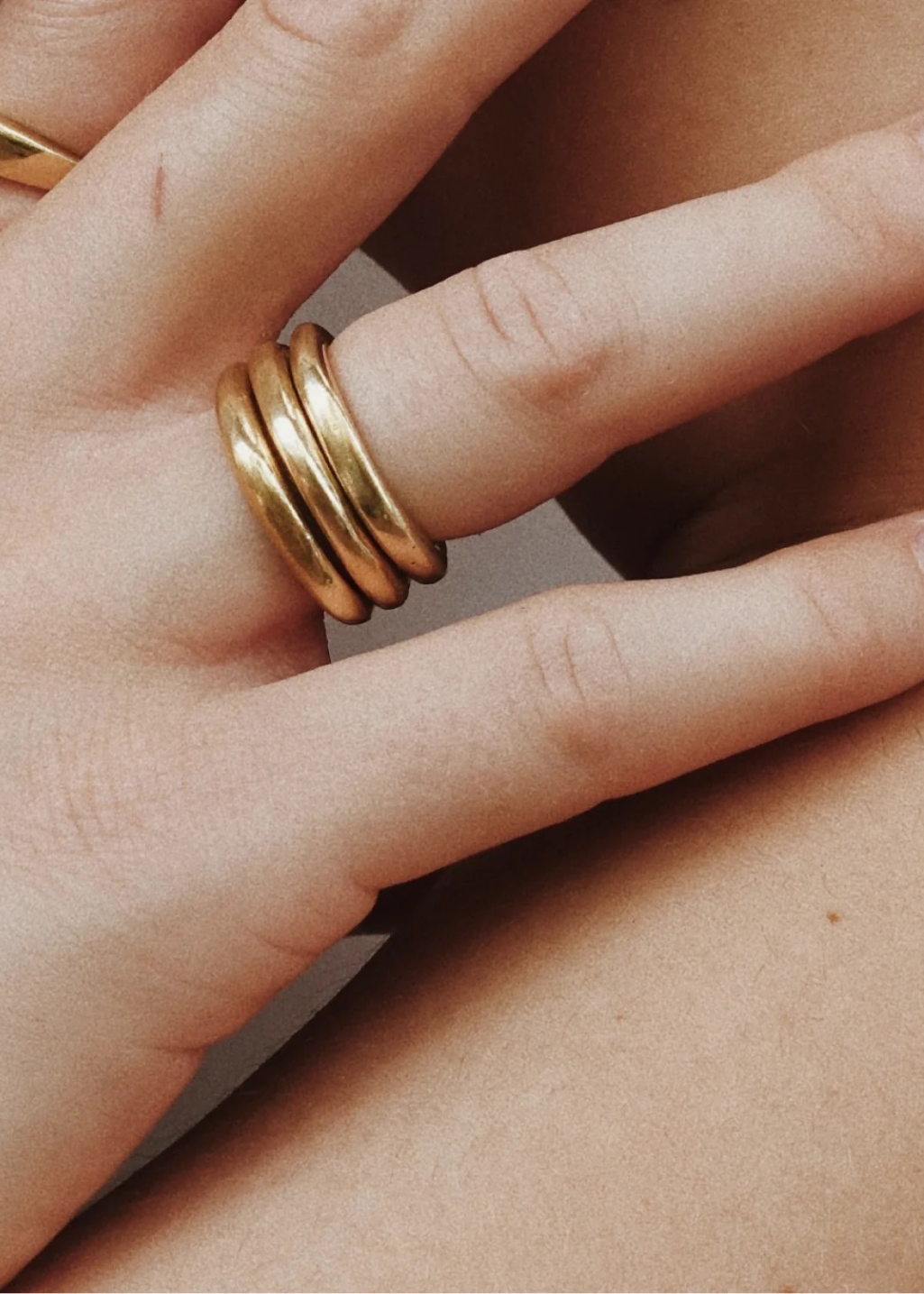 SONNY - Springside Stacker - Brass - Hardpressed Print Studio Inc.