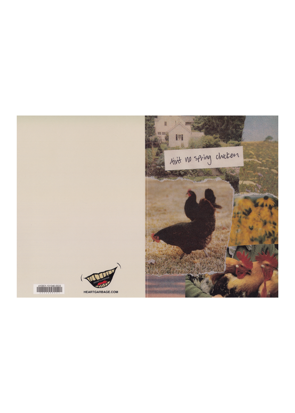 Heartgarbage - Ain't No Spring Chicken Card - Hardpressed Print Studio Inc.